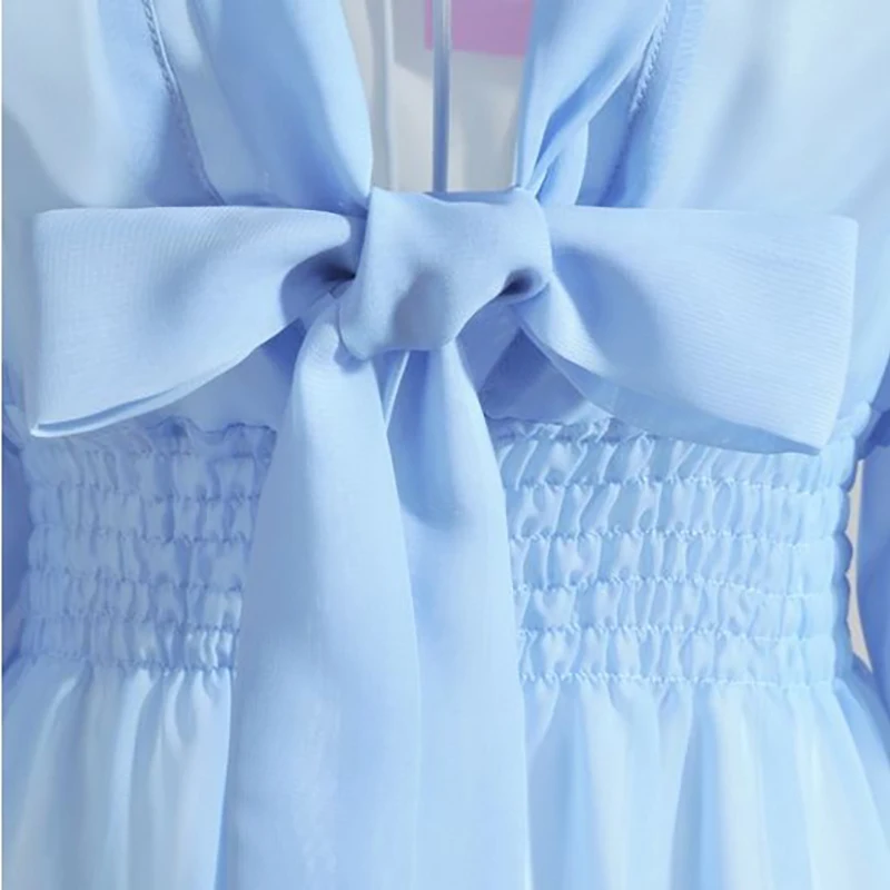 Новинка 2017 летнее модное Повседневное платье с бантом одежда размера плюс