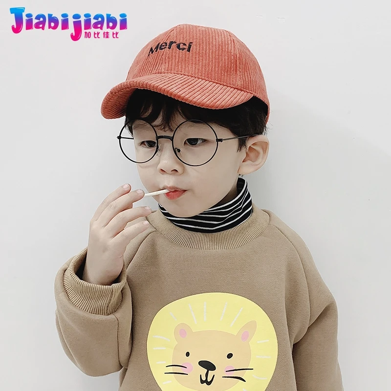 Детская кепка для дошкольников осенне-зимняя ветрозащитная бейсбольная на