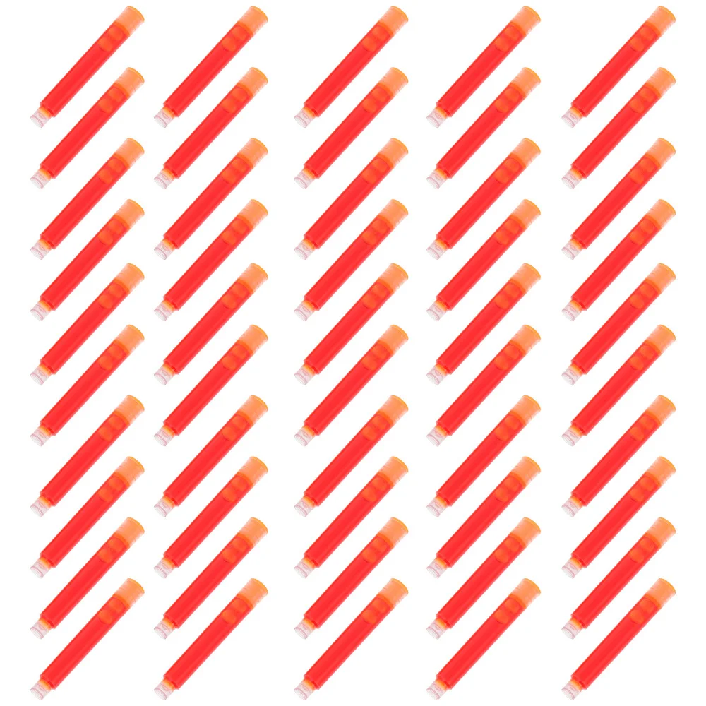 

50pcs Erasable Colourful Ink Sac Fountain Pen Ink Cartridges Refills Ink