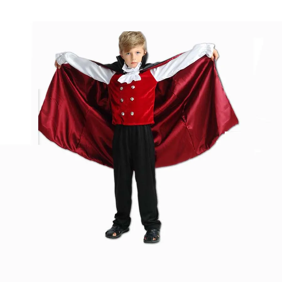 

Kids Boy Devil Vampire Cosplay Costume Children Demon Costumes Party Fancy Dress Decoration Purim Halloween Christmas
