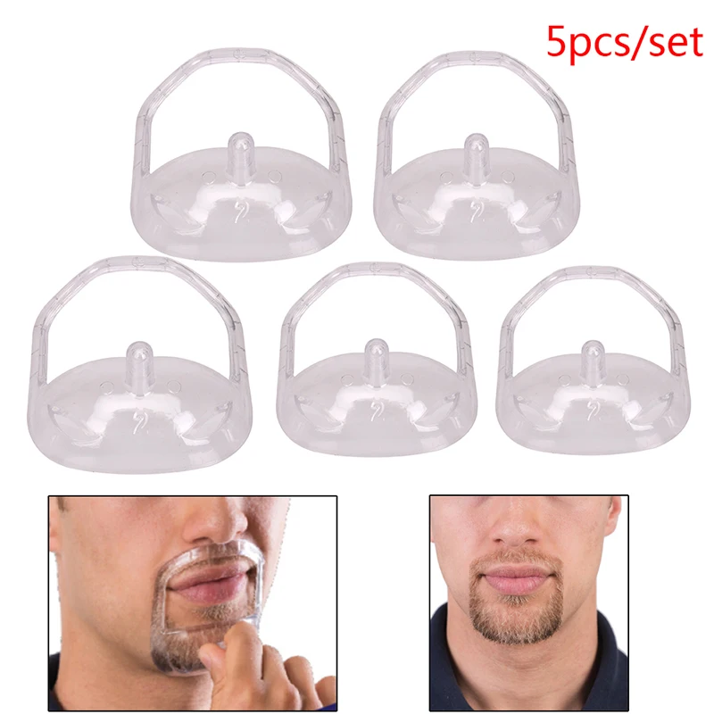 

5 Pcs/set Beard Styling Tools for Men Fashion Goatee Shaping Template Beard Shaving Face Care Modeling Tool Gift Accessories