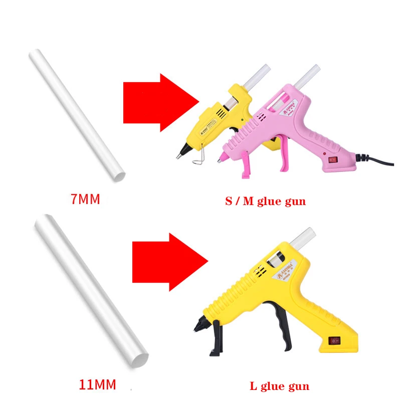 7 мм 11 термоплавкий клей карандаш для электрического теплового пистолета клеевой