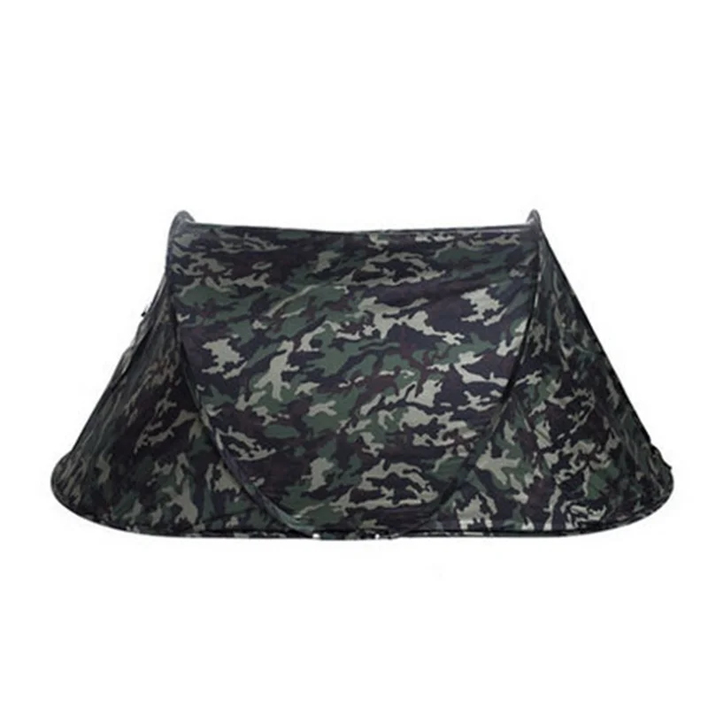 

Camouflage One Person Use UV Protection Automatic Camping Beach Tent Barraca Outdoor Automatic Pop Up Tent Tenda