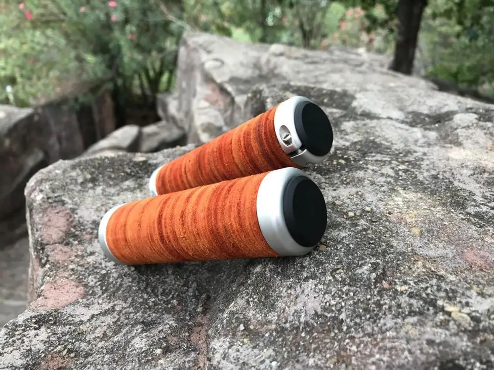 Goes Grips кожаный Ретро Дорожный Велосипед Grip 125 мм руль для велосипеда Honey Colors