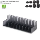 Держатель-подставка для Sony Playstation 4, PS4, PS 4, 10 дисков или держателей карт с 8 колпачками для захвата большими пальцами