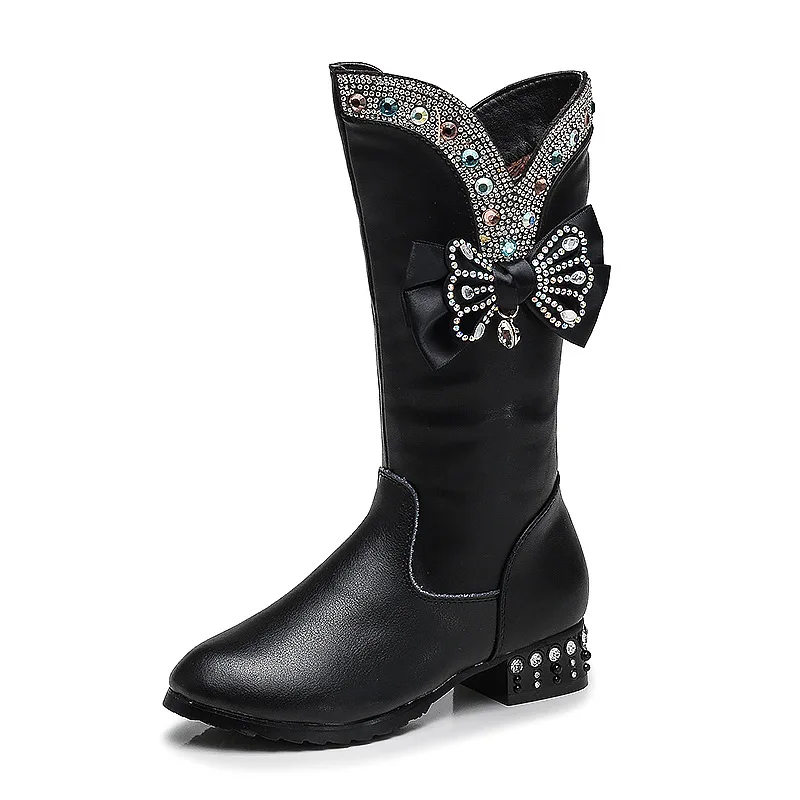 Детская обувь на зиму 2019 новые ботинки Мартенс кожаная для девочек Нескользящие