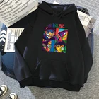 Худи Gorillaz с принтом музыкальной группы, уличная одежда для мужчин и женщин, модные толстовки большого размера с капюшоном в стиле Харадзюку, спортивные костюмы в стиле хип-хоп, одежда