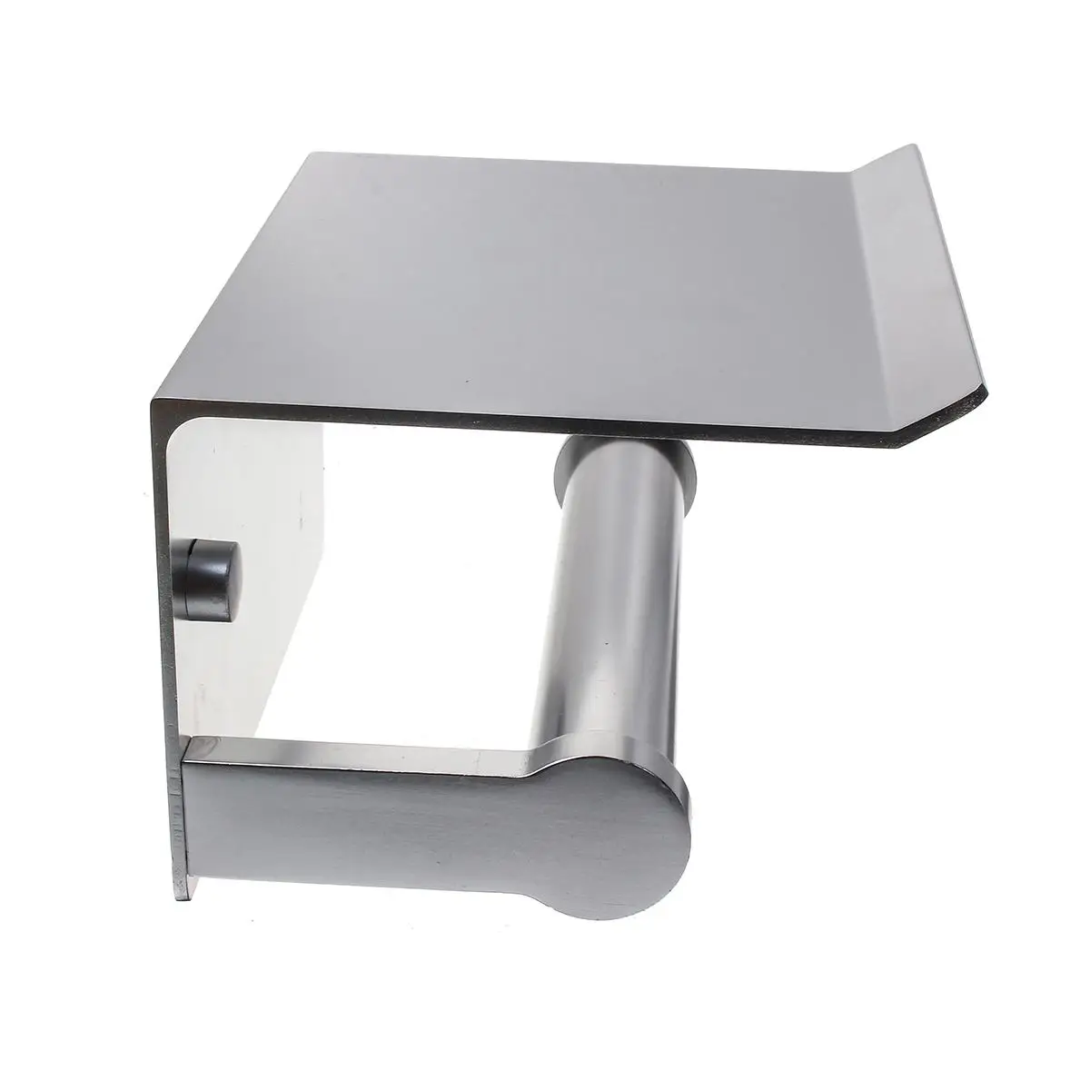 

Paper Holder Bathroom Toilet Towel Phone Holder Wall Mount WC Rolhouder Paper Holder With Shelf Towel Rack Tissue Boxes Black