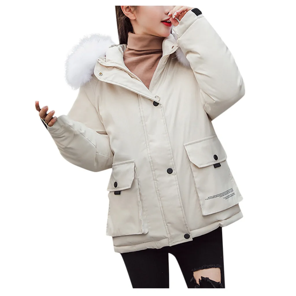 Бесплатная Страусиная женская верхняя одежда с пуховым хлопковым подкладом