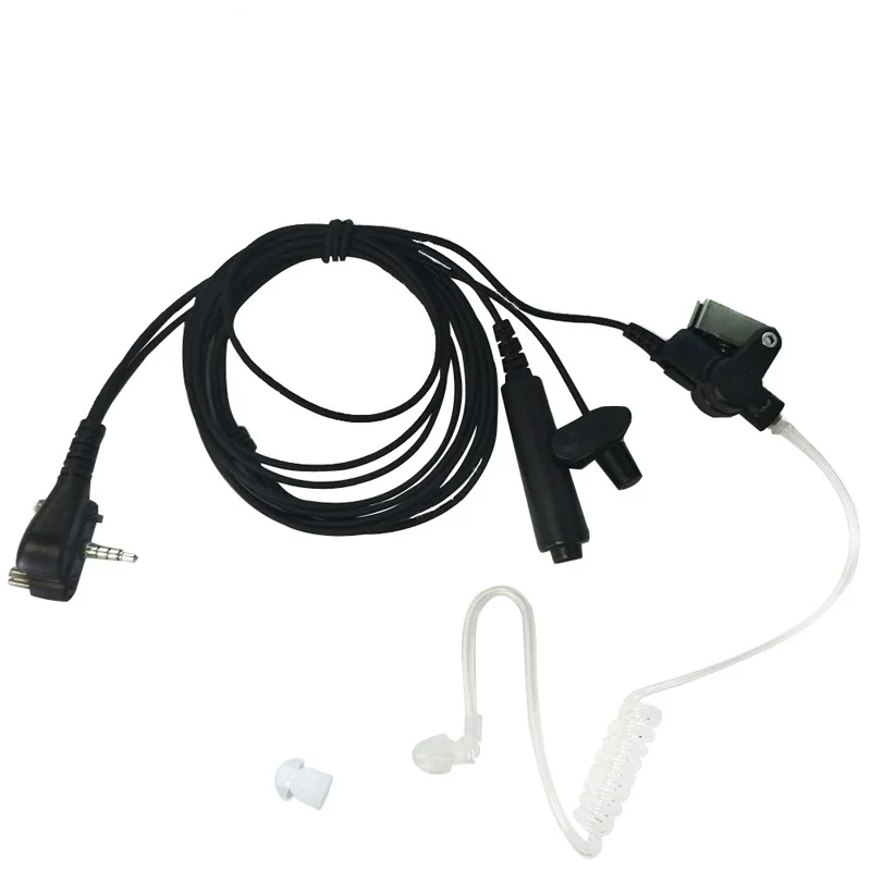 Surveillance Air Tube Headset PTT Earpiece Mic For Walkie Talkie Vertex Standard VX231 VX261 VX150 VX-160 VX-168 VX-180 VX-210