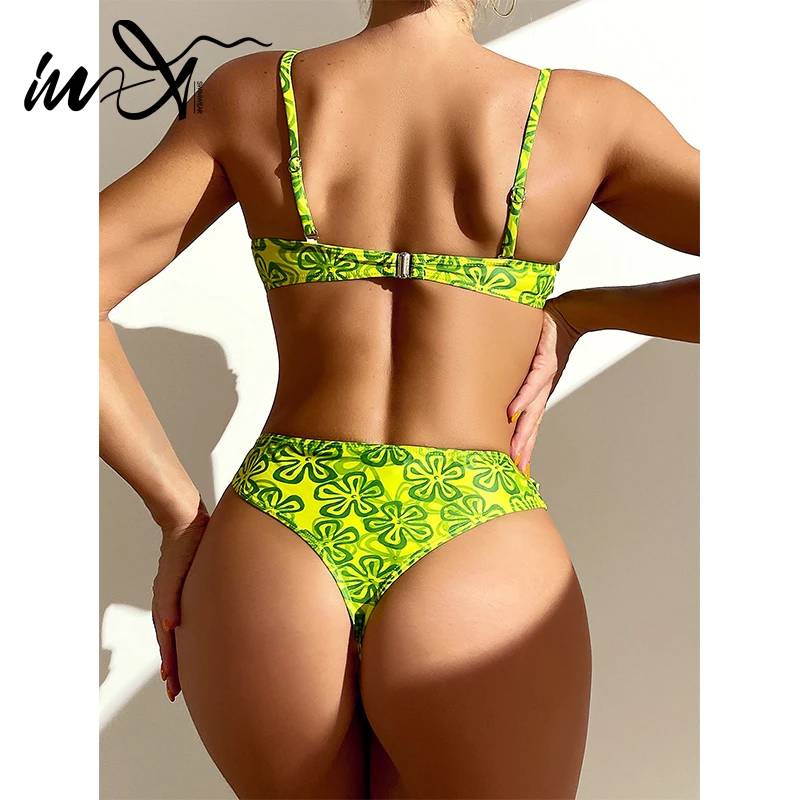 

In-X print bikinis push up swimsuit women bathing suits high cut swimwear conjunto biquinis feminino trajes de baño mujer 2022