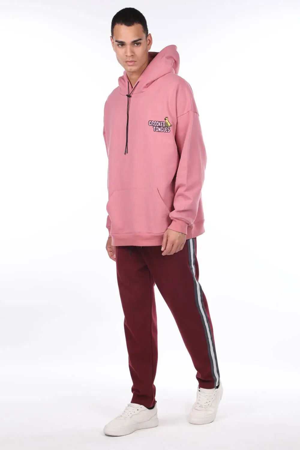 

Kanguru Cepli Srt Baskl Kaponlu Erkek Sweatshirt