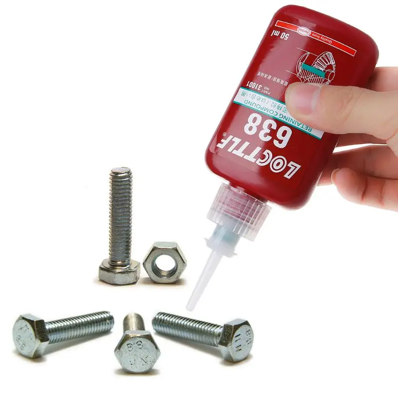 

638 Retaining Compound Thread locker 50ml Adhesive Glue for Bearing Flange Hose