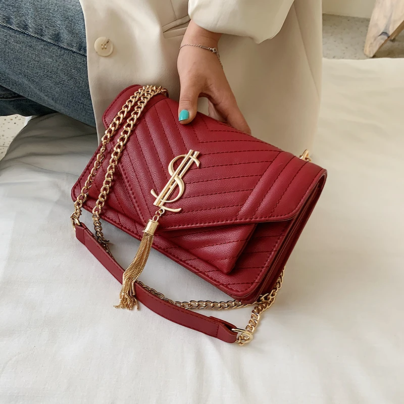 

Luxury Handbags Fashion 2021 Fashion Women Leather Messenger Shoulder For Daily Designer Female Crossbody Bag Lock Dropshipping