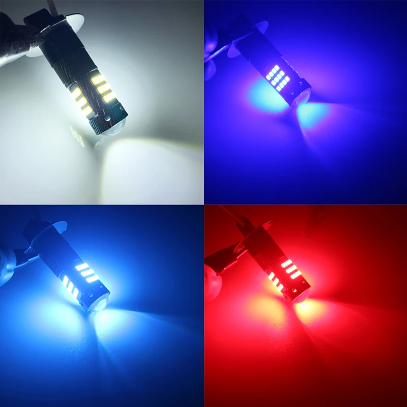 1 шт. H3 H1 5630 LED высокая мощность замена противотуманных фар для автомобиля фара