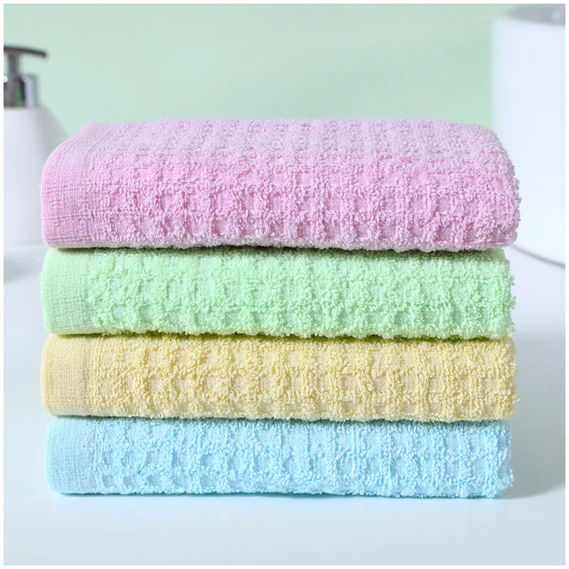 Новый стиль простое окрашенное полотенце 100% Хлопковое домашнее мягкое