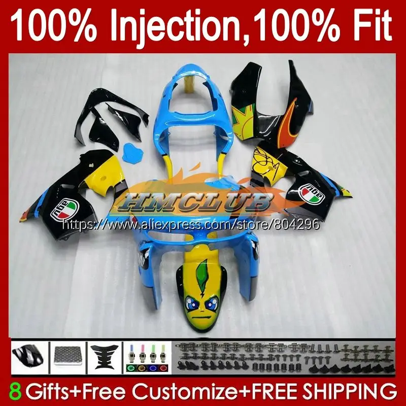 

Инъекционные боди для KAWASAKI ZX9 R ZX 9R 900CC ZX9R 98 99 81No.0 ZX 9 R 900 CC ZX900 ZX-9R 1998 1999 OEM Обтекатели Акулий рыб Лидер продаж