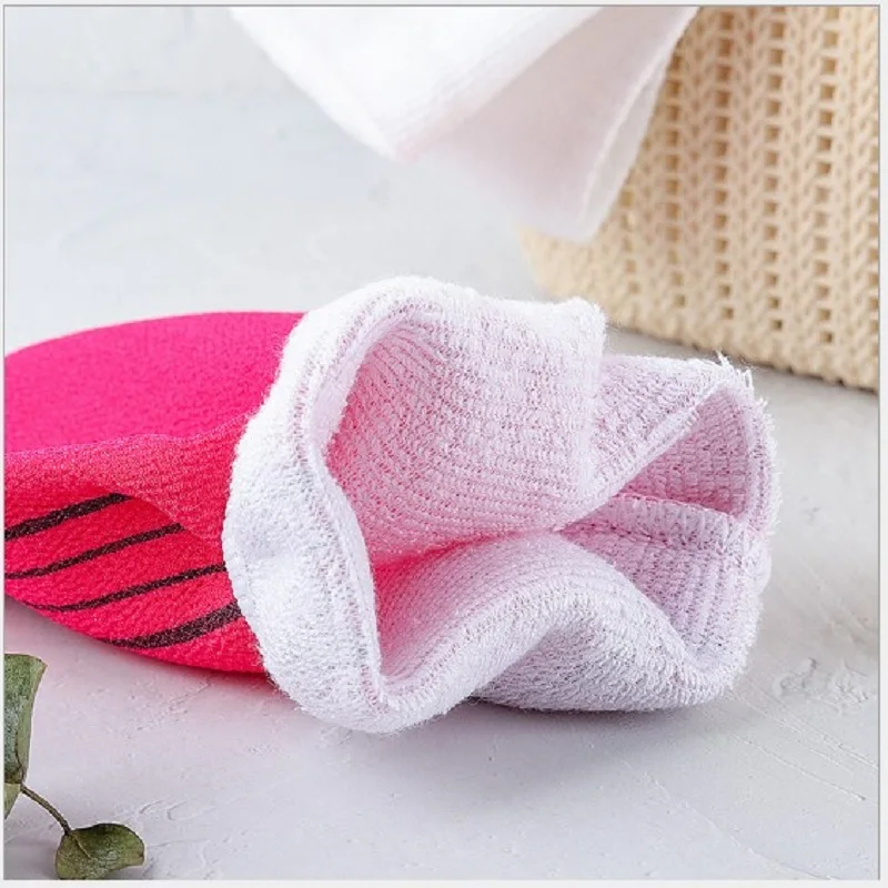 Guante exfoliante de ba&ntilde;o coreano, exfoliante corporal, manopla para masajes, exfoliante, toalla de grano-0