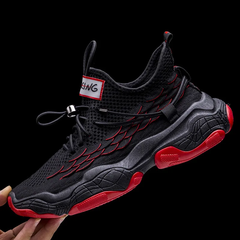 Кроссовки мужские сетчатые дышащие мягкие для бега и тенниса модная