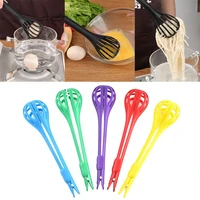 multifunctional 3 in 1 egg beater drinks whisk mixer stirrer nylon noodle tongs pasta spaghetti tongs food clips kichen tools