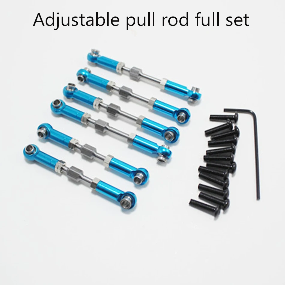 Blue Metal 144001 Upgrade Parts WLtoys 1:14 RC Car Tires Swing Arm C Seat Combiner Steering Cup Rear Wheel Drive Shaft | Игрушки и хобби