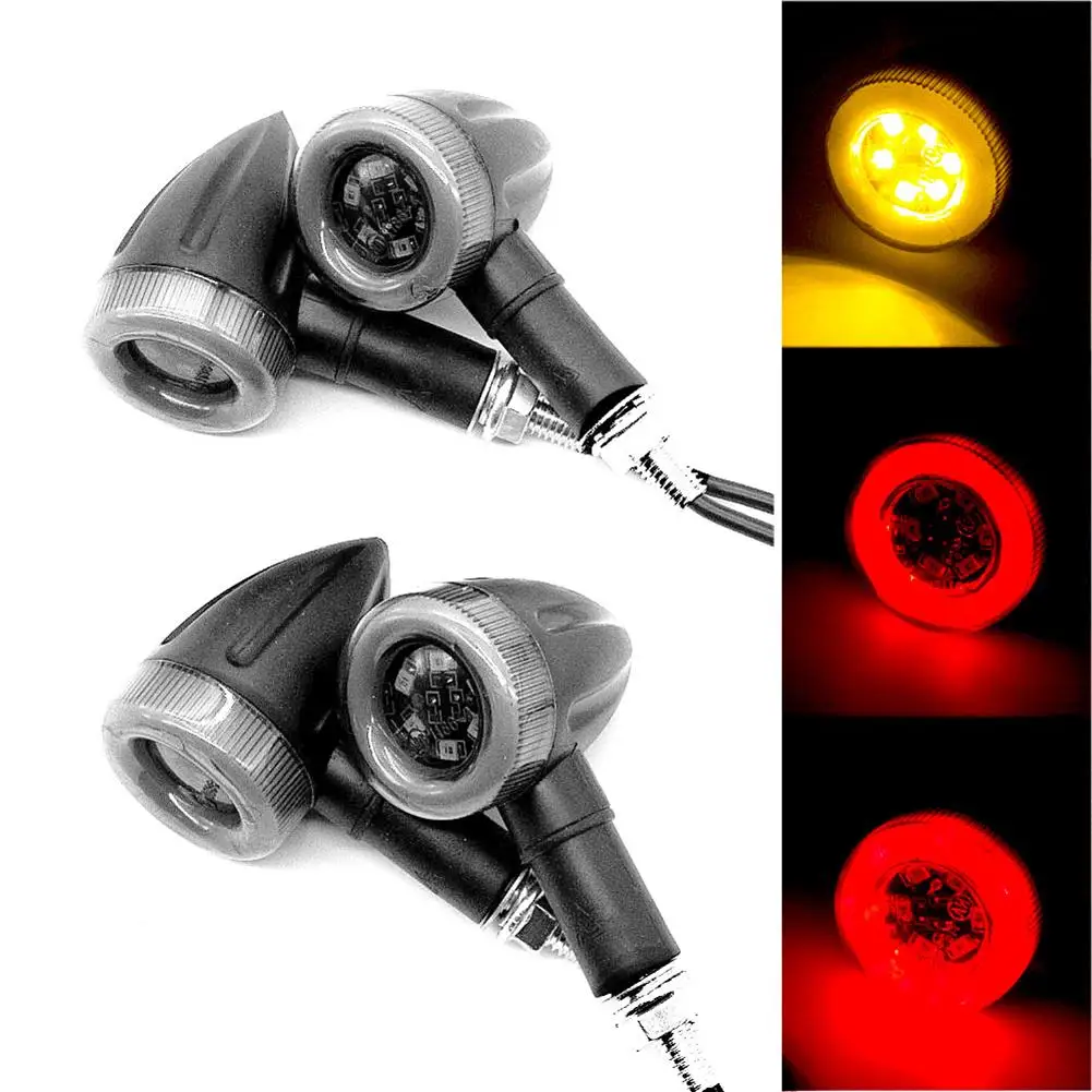 

Motorcycle Light 2Pcs Motorcycle ATV Turn Reverse Brake DRL Day Time Running Signal Fog Lgiht 2020