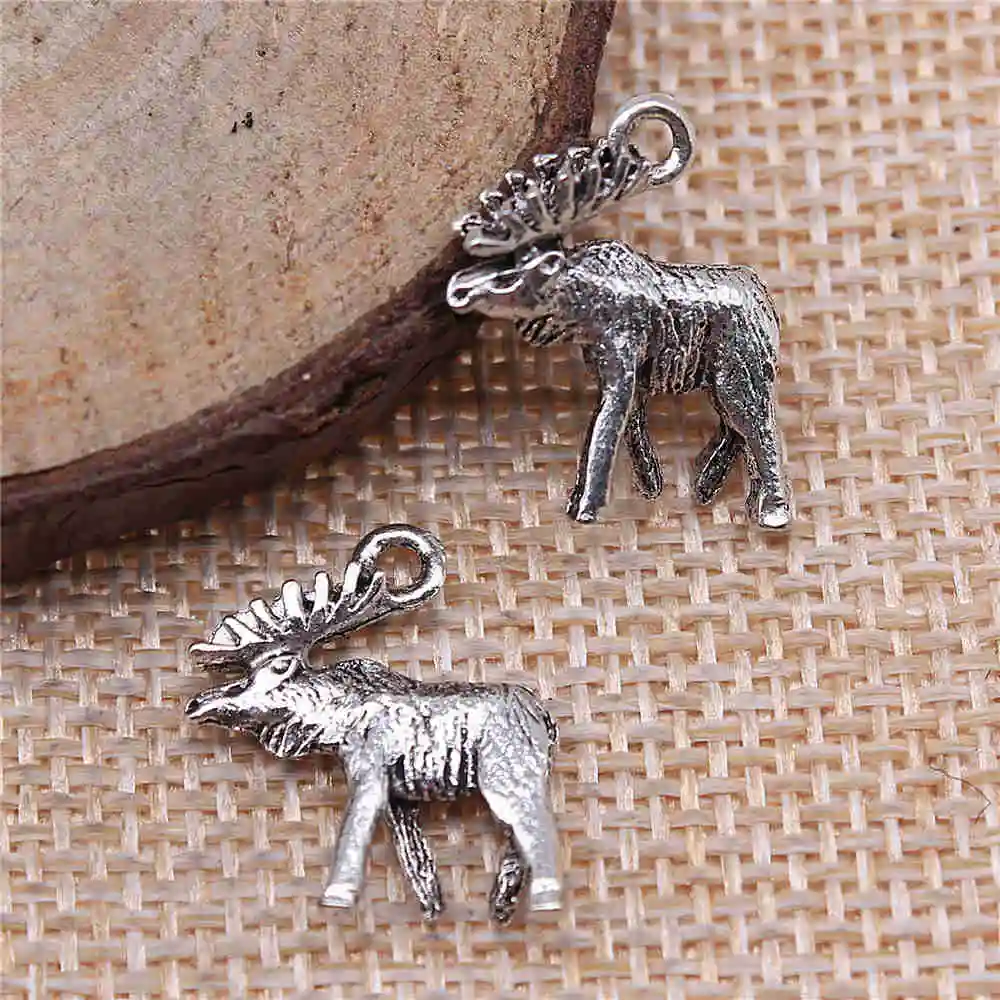 

Earring Charms For Jewelry Making 10pcs Dinosaur Charms 18x16mm Antique Silver Plated