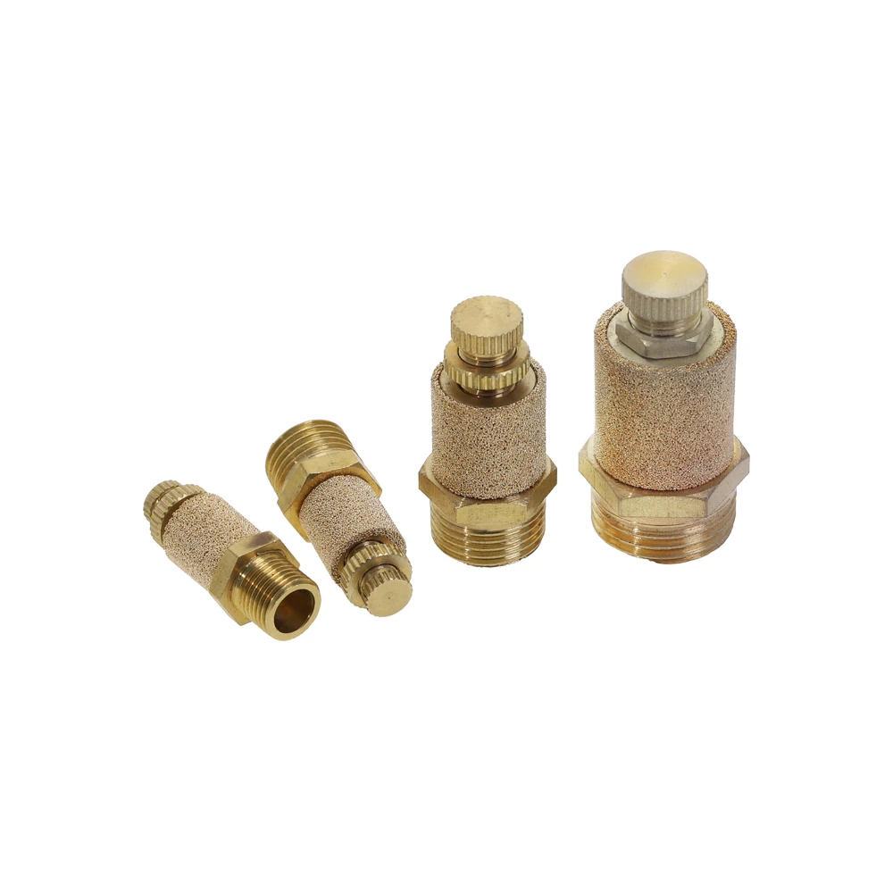 Пневматический Глушитель фильтр глушителя регулятор скорости потока Спеченная