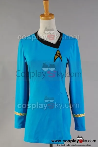 Женский хлопковый костюм-футболка голубой костюм для косплея | Тематическая