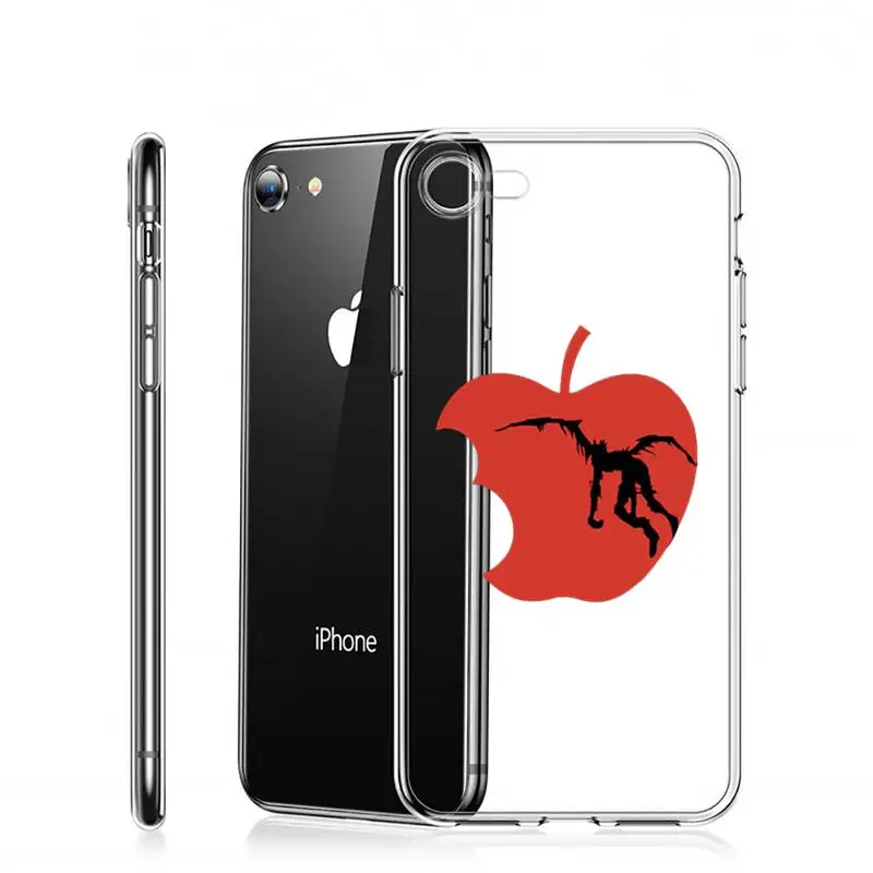 

Anime Manga Death Note Ryuk Phone Case Transparent for iPhone 6 7 8 11 12 s mini pro X XS XR MAX Plus