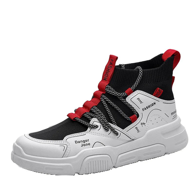 

LEOSOXS Men Casual Shoes Spring High Top Sneakers Zapatillas Deportivas Hombre Fashion Breathable Sapato Masculino 39 - 44