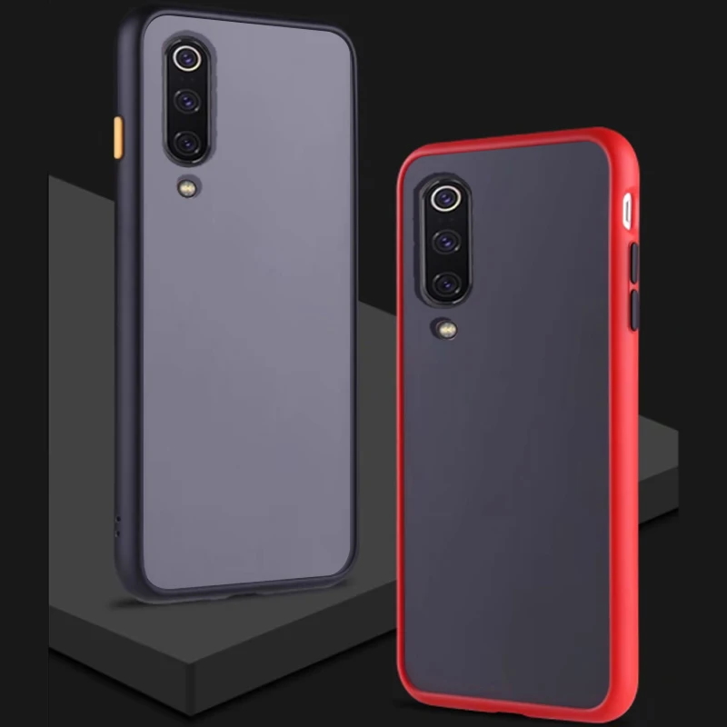 Чехол для Xiaomi 9 Mi9 Pro Lite 9Pro матовый прозрачный роскошный ударопрочный жесткий
