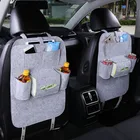 Органайзер для хранения на заднее сиденье автомобиля, сетка для мусора с несколькими карманами, дорожная вешалка для сумки, вместительный мешочек для хранения 1 шт.