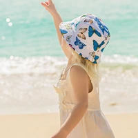quick drying l childrens bucket hats for 2 to 5 years old kids wide brim beach uv protection outdoor essential sun caps