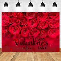 happy valentines day background red rose flower wedding photocall photography backdrop for photo booth photophone photozone