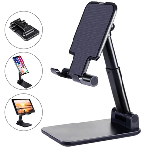 new desk mobile phone holder stand for iphone ipad xiaomi adjustable desktop tablet holder universal table cell phone stand free global shipping