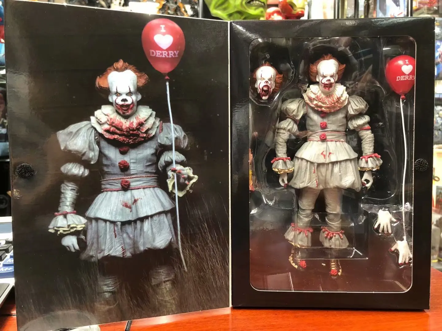 7 дюймов 18 см 4 типа NECA Pennywise Джокер фигурка игрушка кукла ужас подарок на Хэллоуин