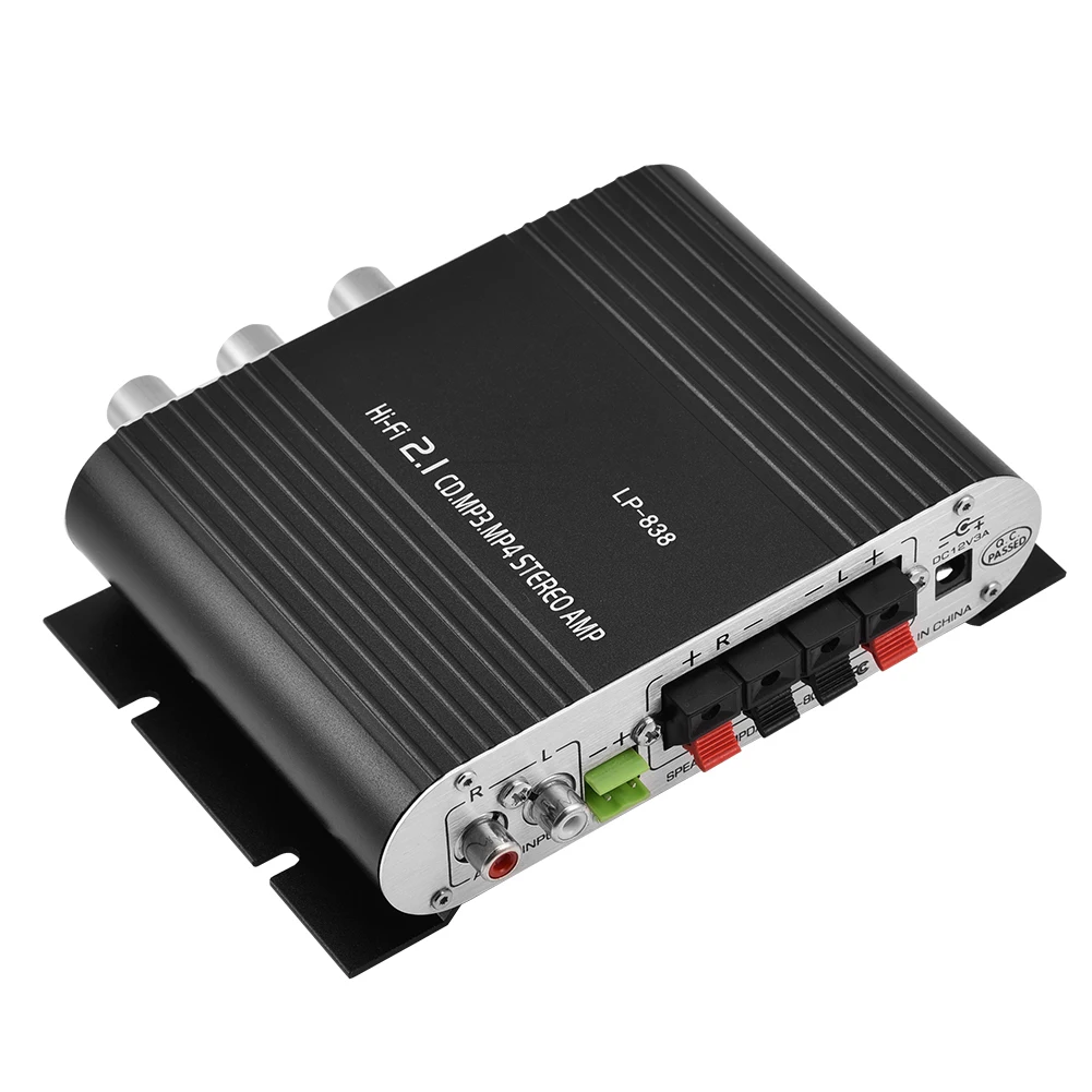 Оригинальный цифровой Hi Fi усилитель мощности для Lepy LP 838 Мини Стерео усилители
