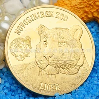 animal coin congo lucky russia liger british queen gift commemorative coin commemorative medal silver coin crafts collectibles