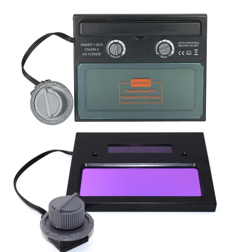 Сварочный шлем козырек щит на солнечной батарее ААА автоматическая лакирующая