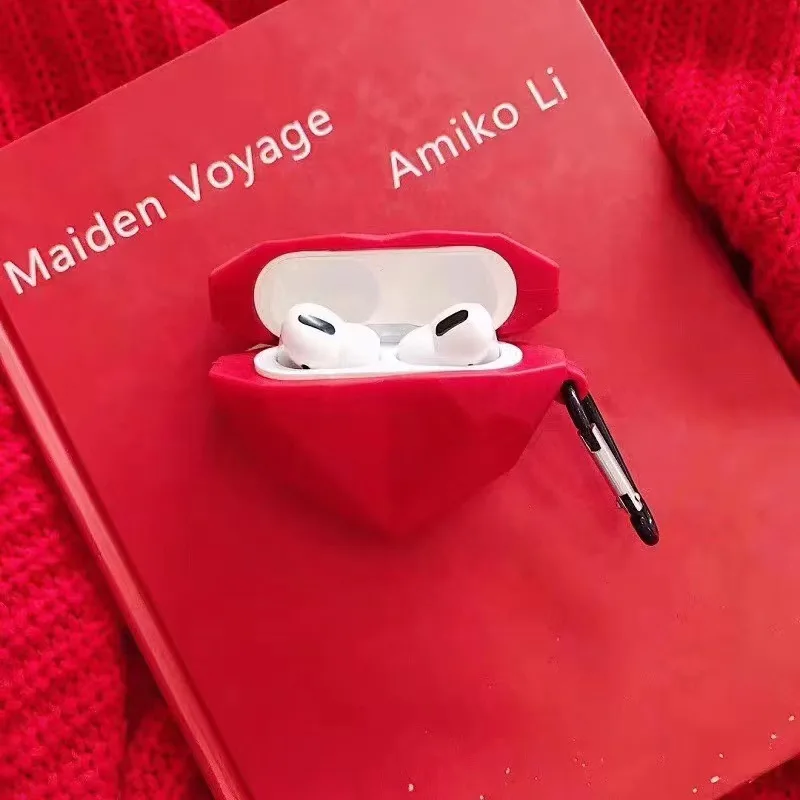 

Love Heart Cartoon Wireless Bluetooth Earphone case For Apple airpods Silicone soft case For Airpods Pro Luxury Protective Cover