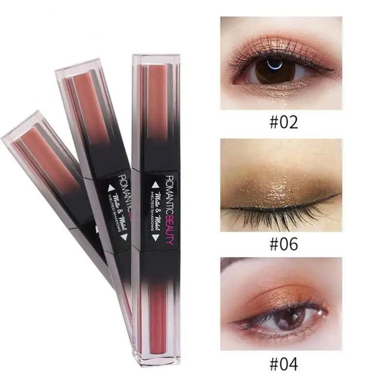 

Double-ended Liquid Eyeshadow Pearlescent Liquid Eyeliner Lying Silkworm High-gloss Eye Cosmetic Easy To Wear Waterproof Natural