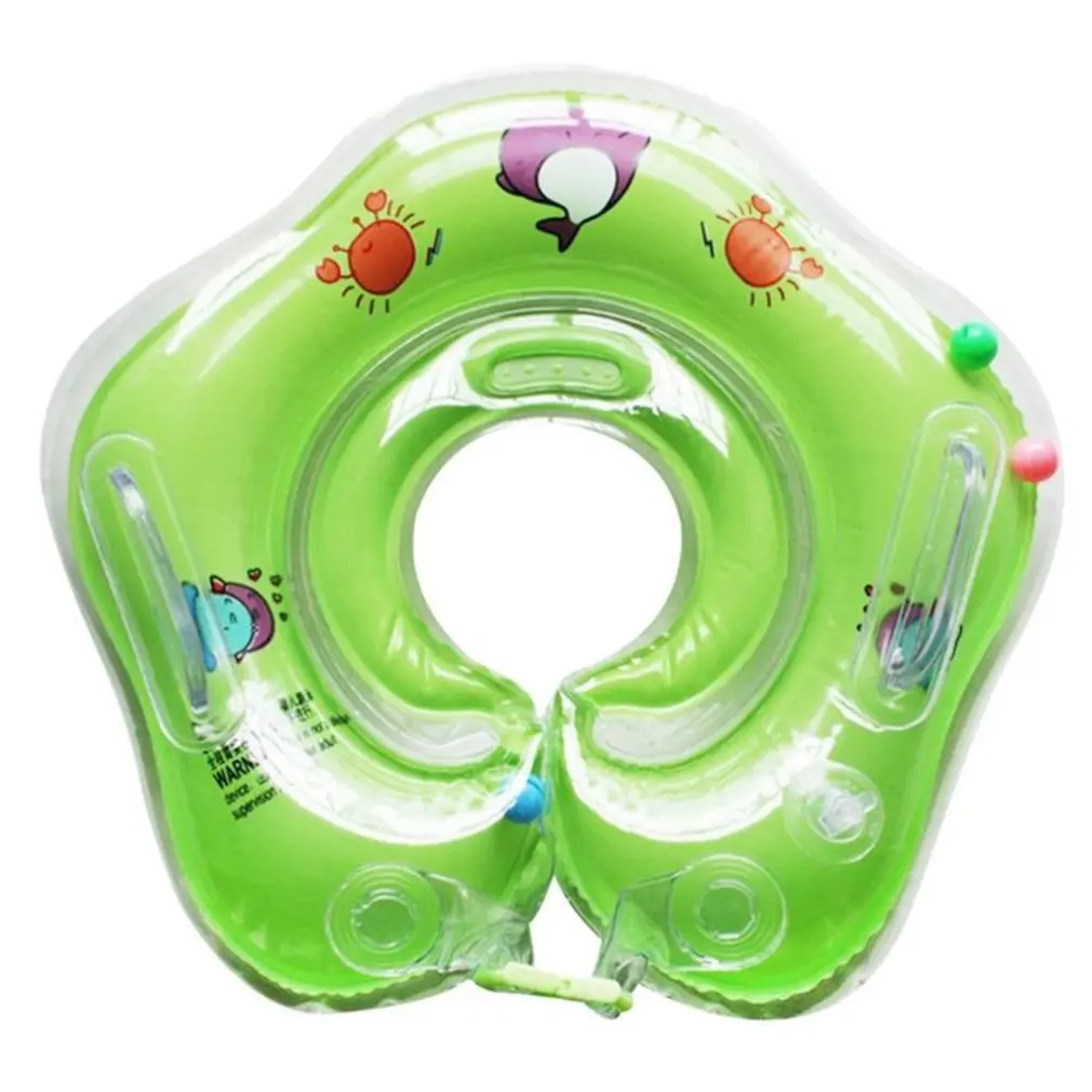 

Надувной шейный поплавок, регулируемый безопасный поплавок, круг для купания ребенка, кольцо для шеи, Детские аксессуары для купания