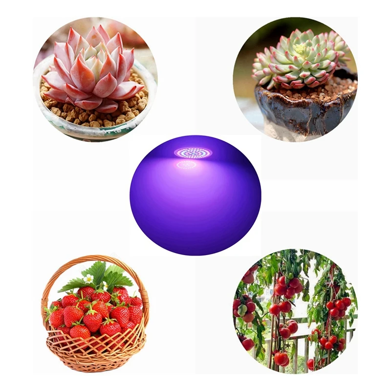 4 шт. светодиодсветильник лампа для гидропонных систем Е27 120 градусов|Фитолампы| |