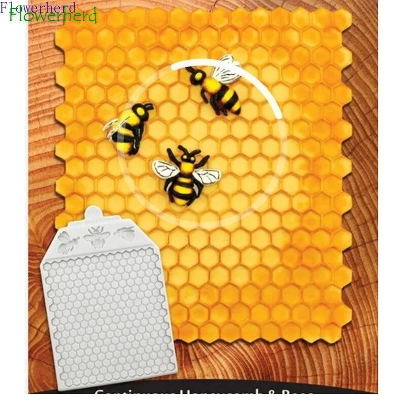 

Honeycomb Silicone Mold Bee Mold Fondant Cake Decorating Chocolate Mold DIY Handmade Soap Mold Lace Cake Mat Pastry Tools