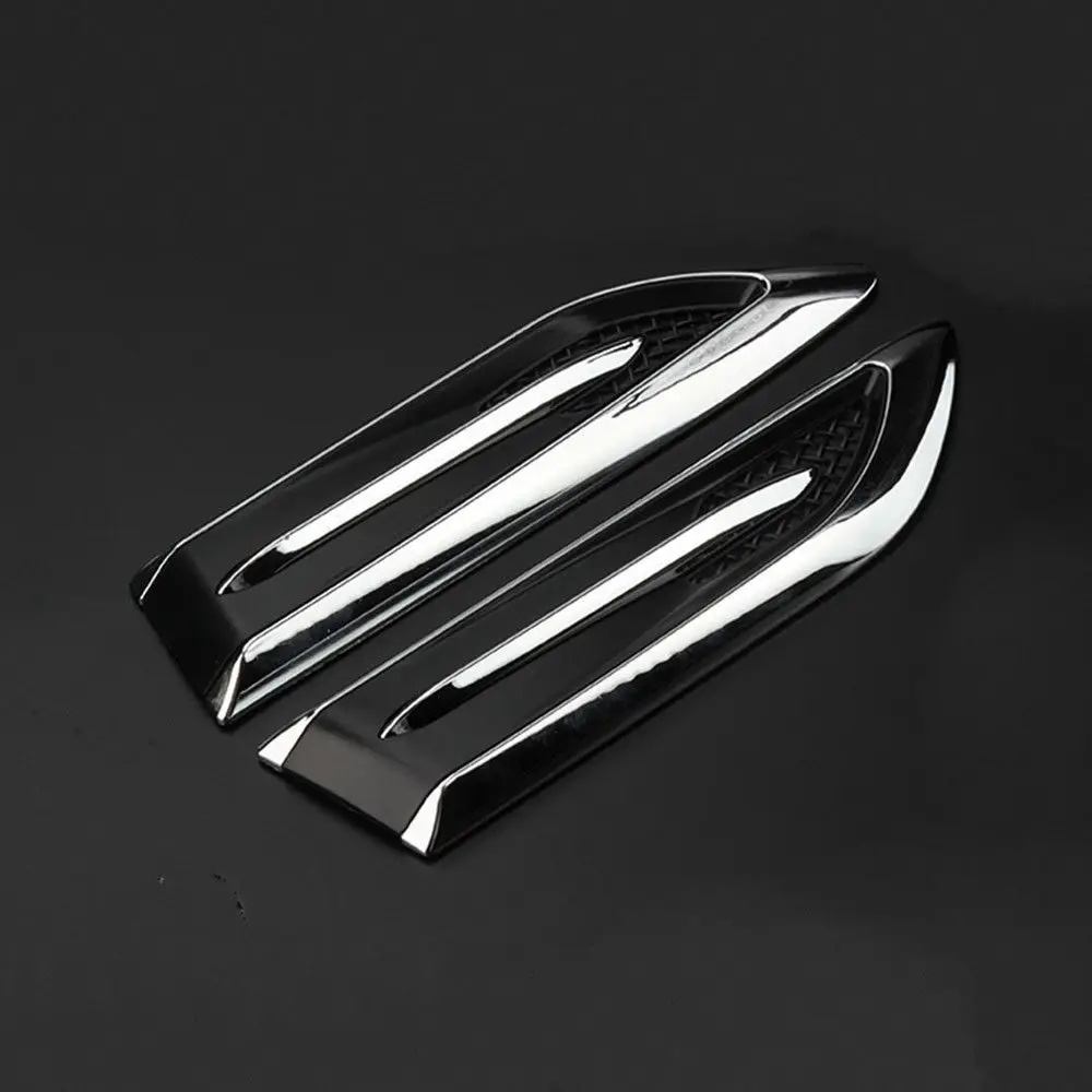 19x5cm Air Flow Sticker Accessories Replacement Universal Decal ABS Plastic Gills |