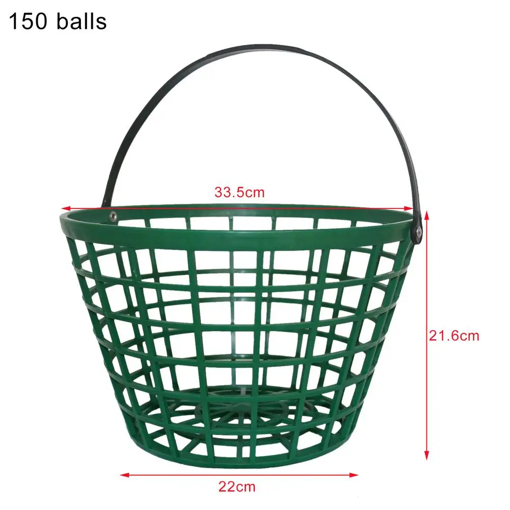 

Portable Golf Ball Basket With Rotating Handle Golfball Container Holder Stadium Accessories