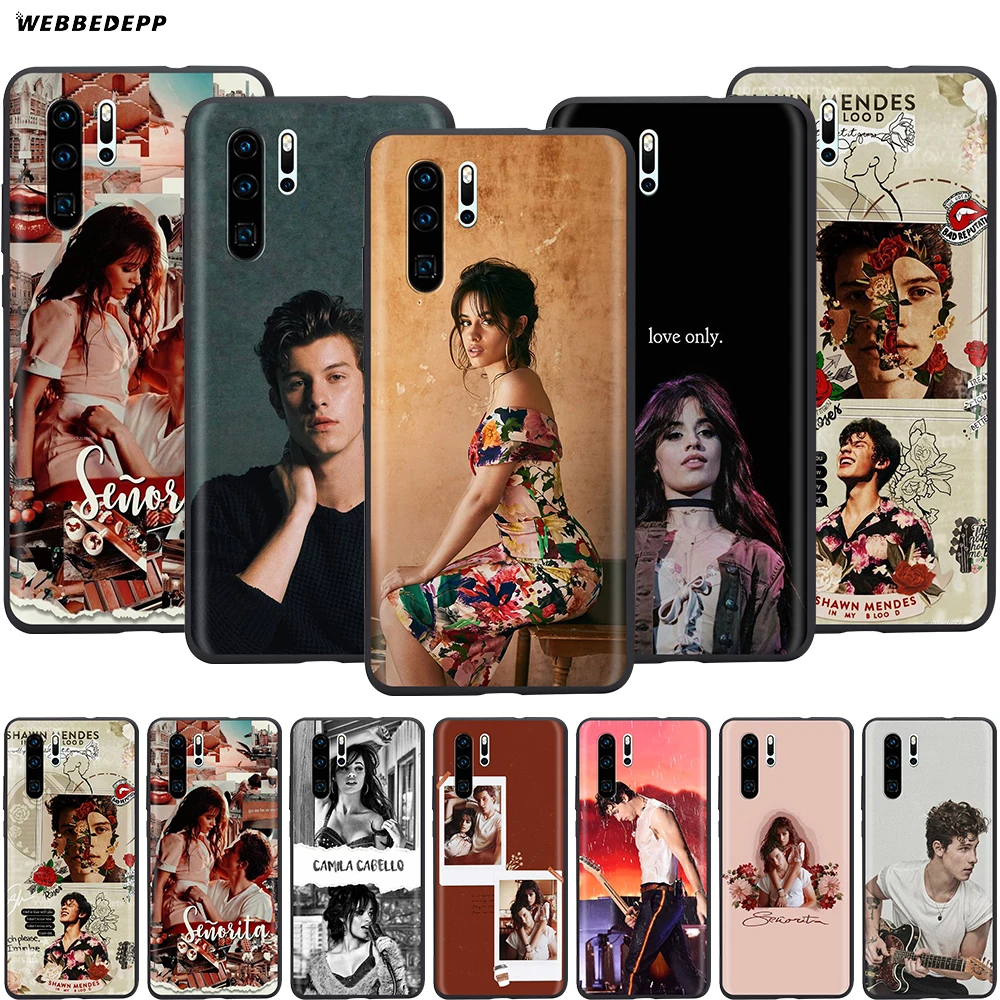 Webbedepp Shawn Mendes Camila Cabello чехол для Huawei P8 P9 P10 P20 P30 Lite Pro P Smart Z 2019 Mini|Бамперы| |
