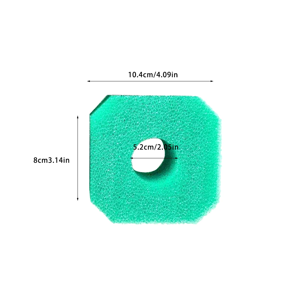

4PCS Swimming Pool Sponge Filters Reusable Washable Filter Cartridge Sponge For Aquarium Swimming Pool Bubble Jetted Pure SPA