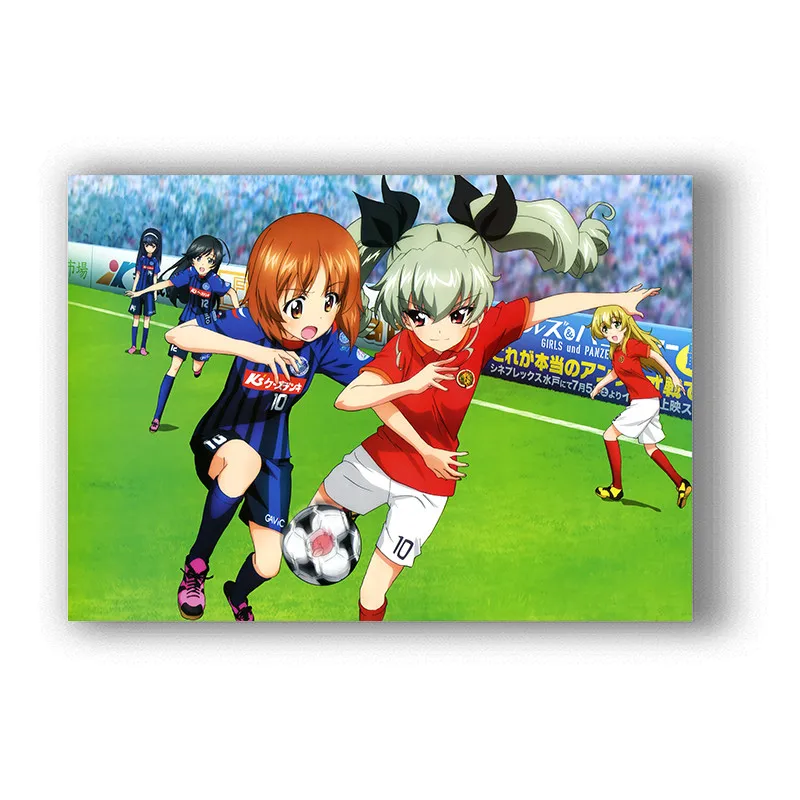 Плакат с аниме GIRLS und PANZER декор для домашней комнаты художественная живопись